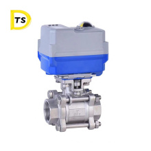 Good Quality electric 1/2 Gas ss 2inch  ball Stainless Threaded mini motorized ball Valve